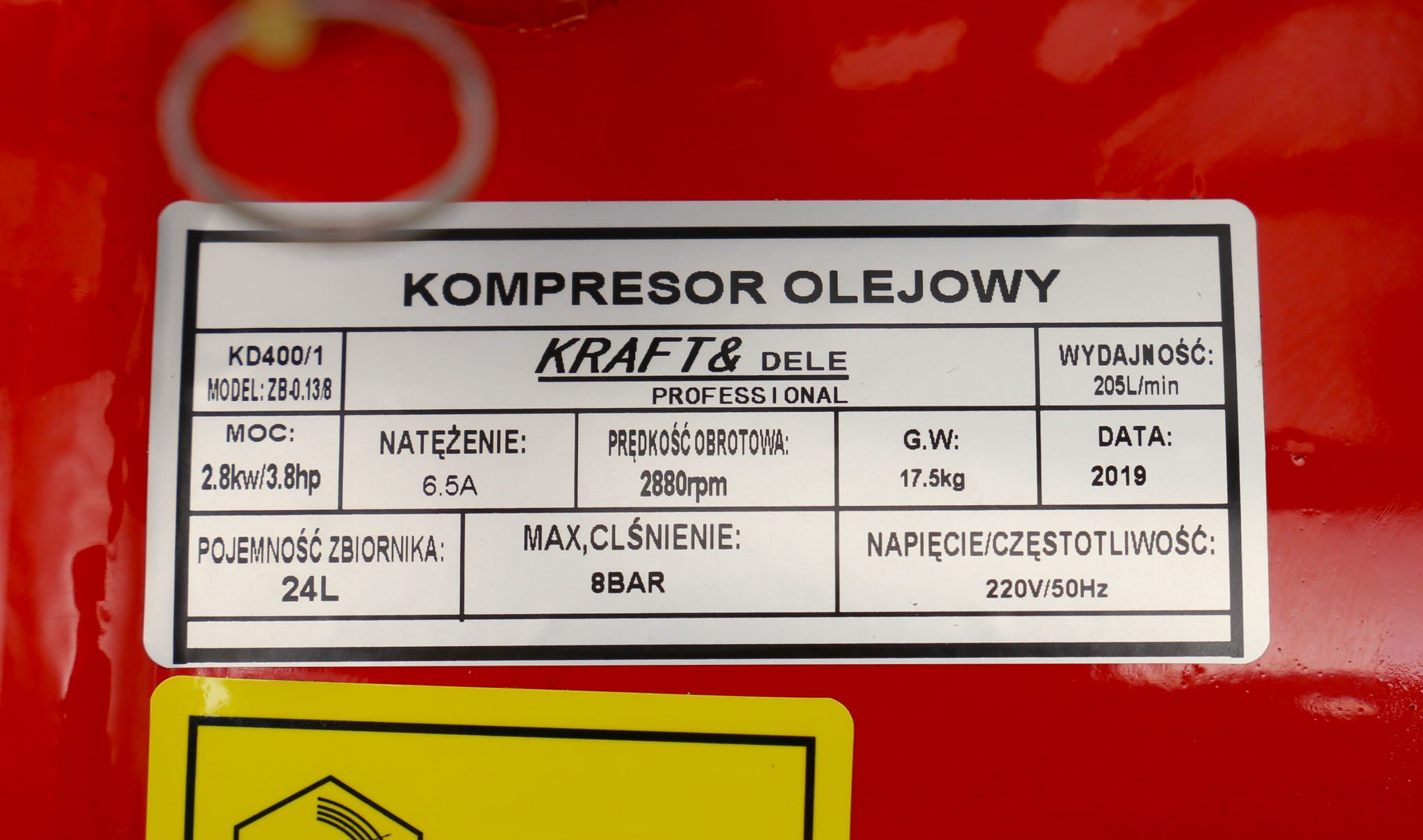 ULJNI KOMPRESOR 24L Kraft&Dele®