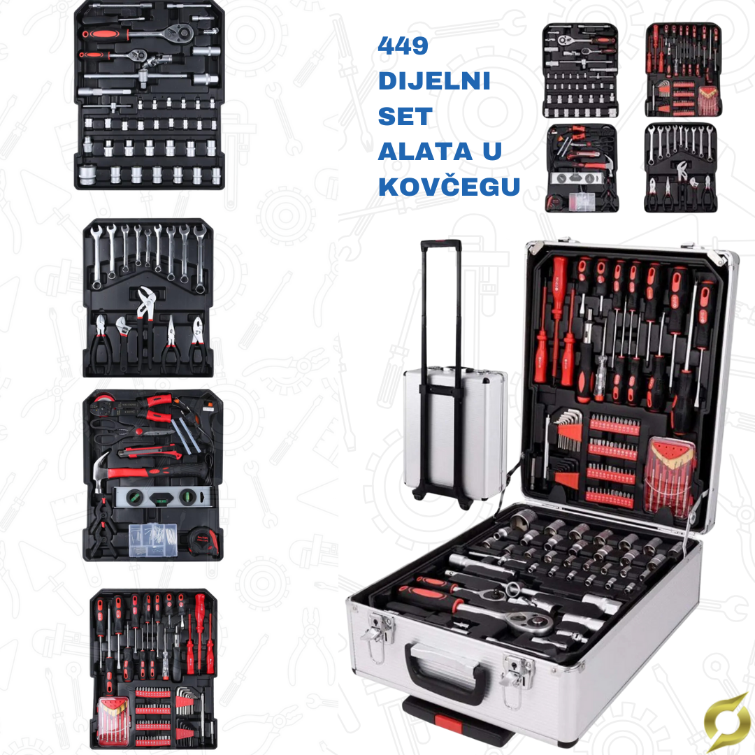 Set xxl alata u koferu