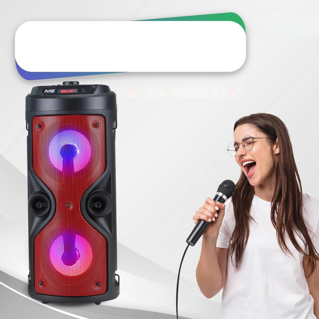 Bluetooth Zvučnik s Mikrofonom, Daljinskim i Rukohvatom