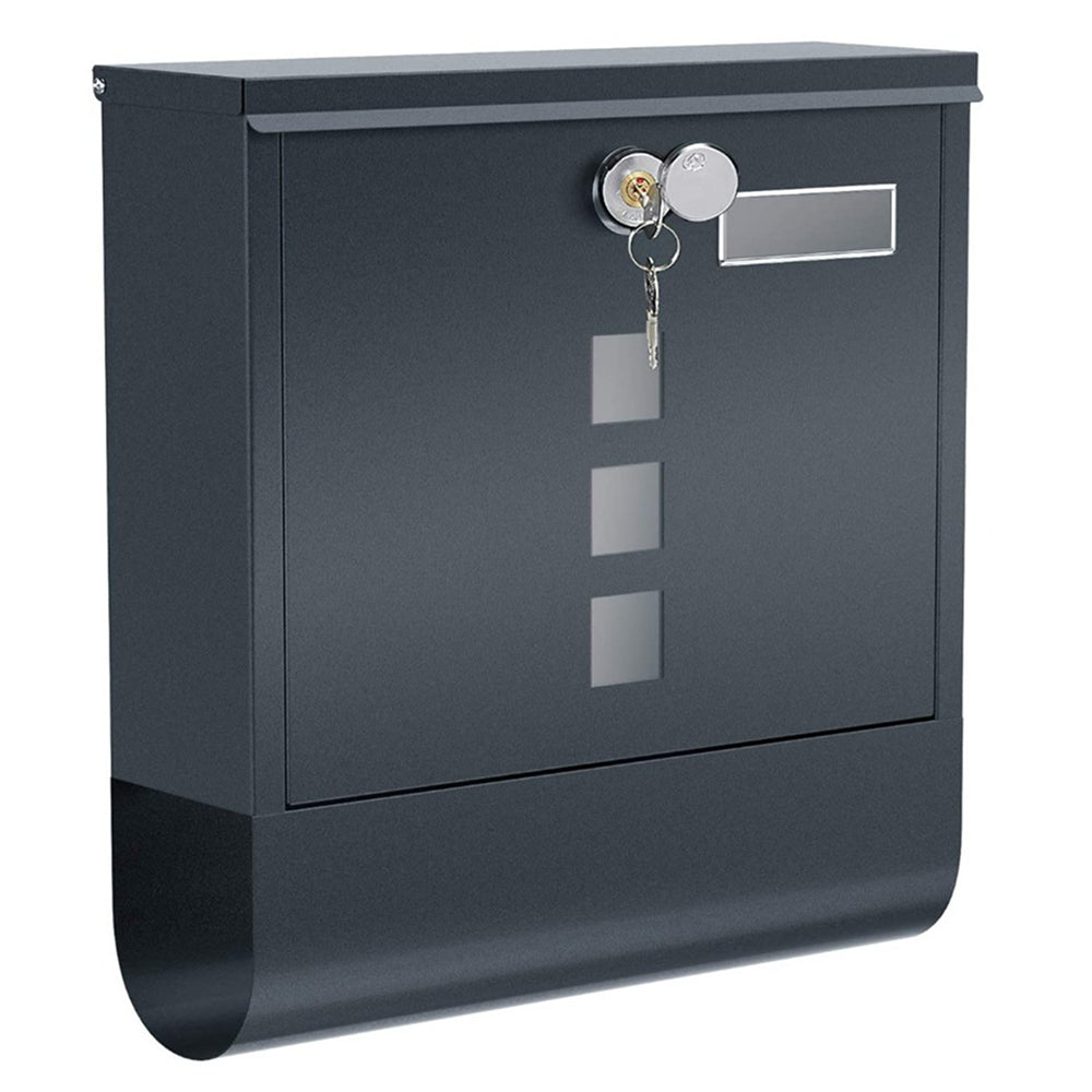 Moderni poštanski sandučić s držačem za novine