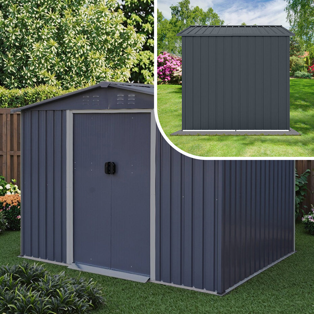 Metalna vrtna kućica (244 x 305 cm)