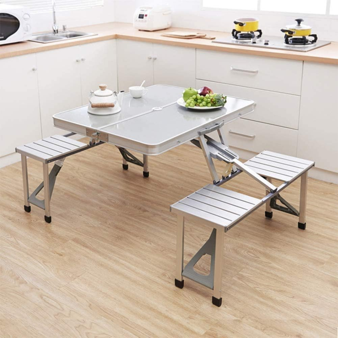 Sklopivi Set Stol + 2 Klupice