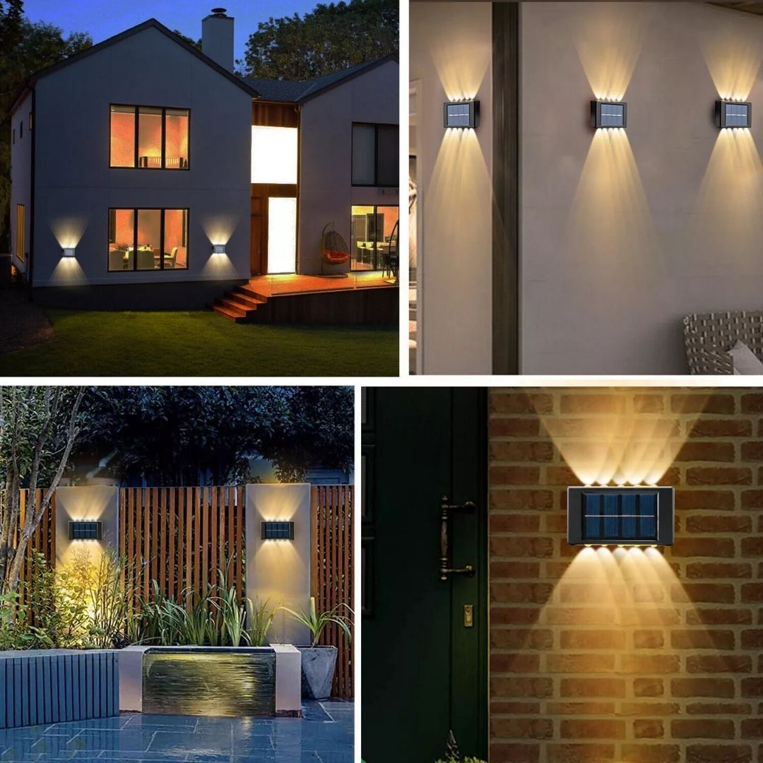 Solarne Zidne Lampe 2 Kom