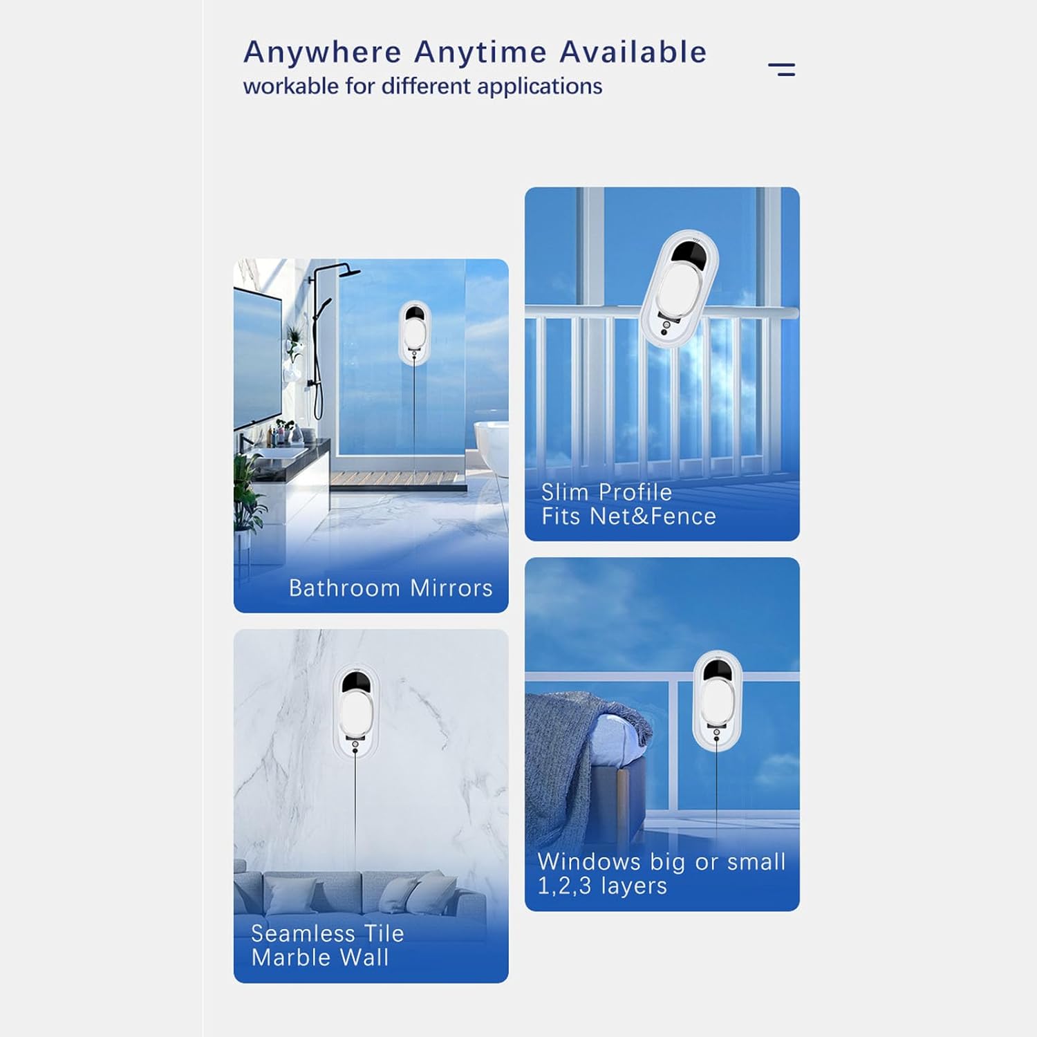 Smart robot za čišćenje prozora