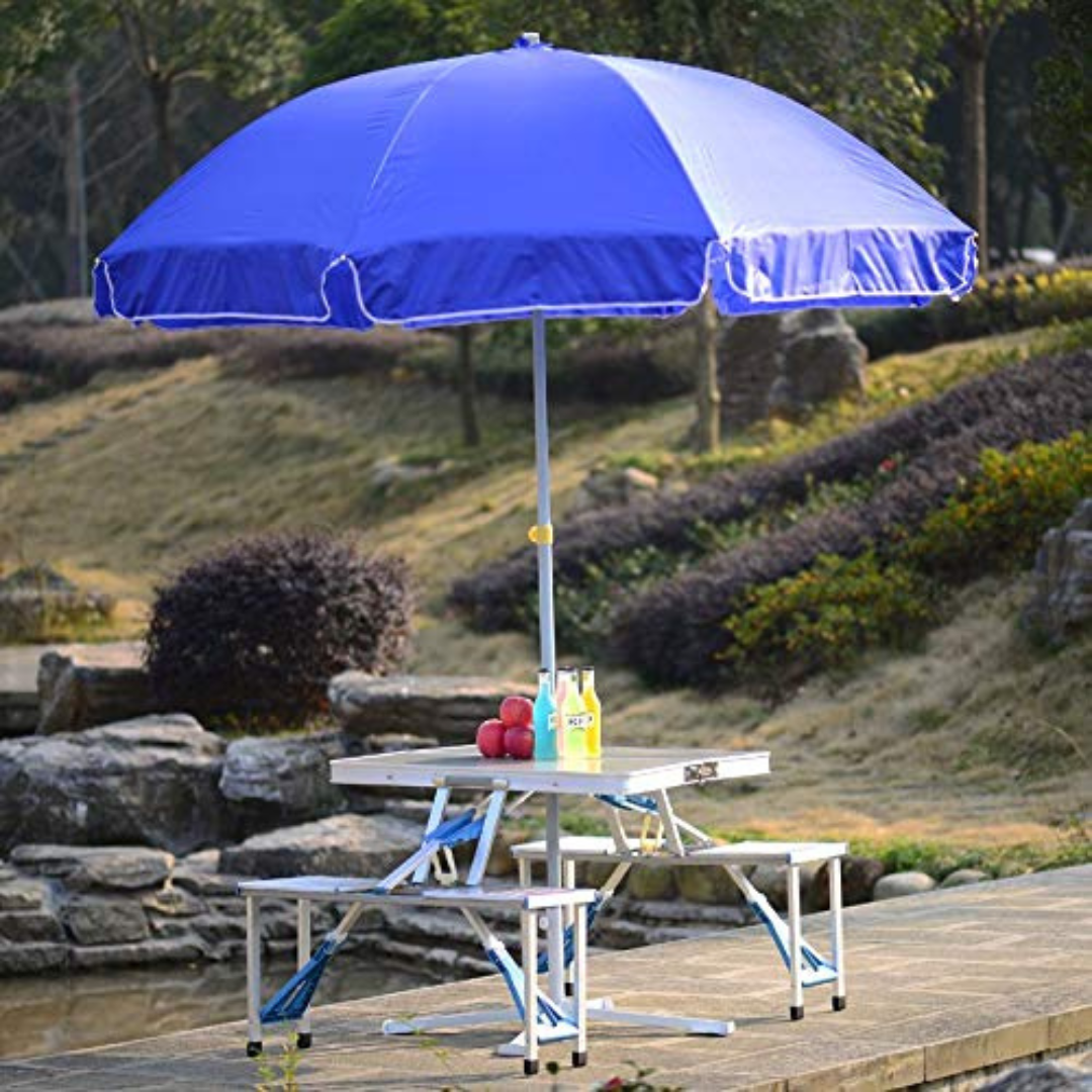 Sklopivi Set Stol + 2 Klupice