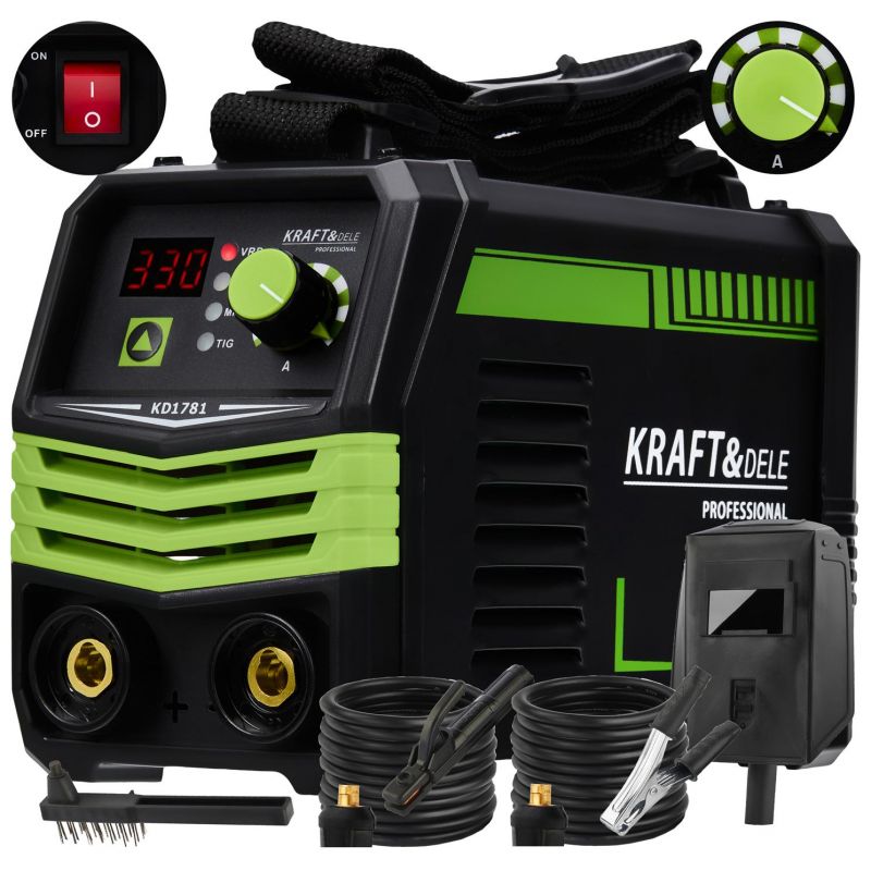 inverterski aparat za zavarivanje 330A MMA TIG LIFT VRD Kraft&Dele®