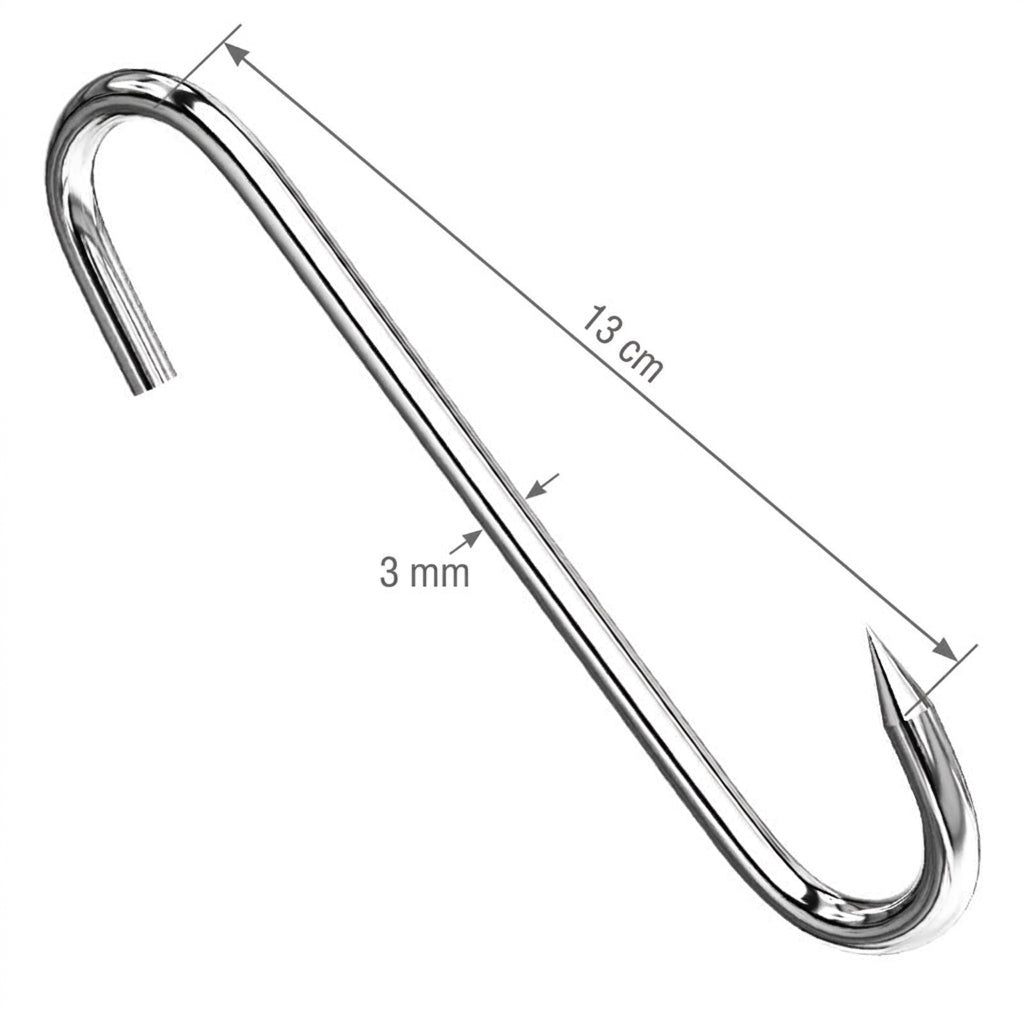 INOX kuke za meso (50kom/pak)