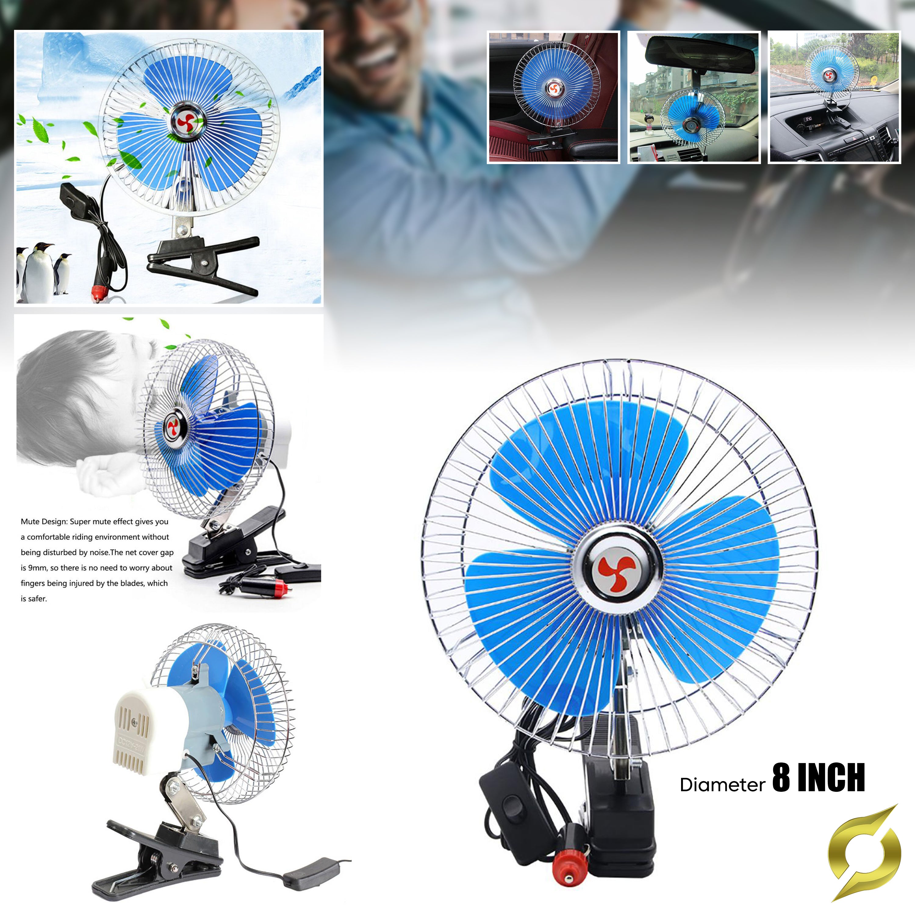AUTO VENTILATOR 22 CM
