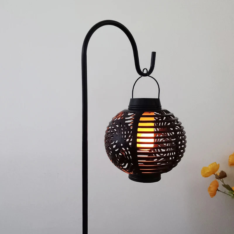 Solarna Okrugla Vrtna Lanterna