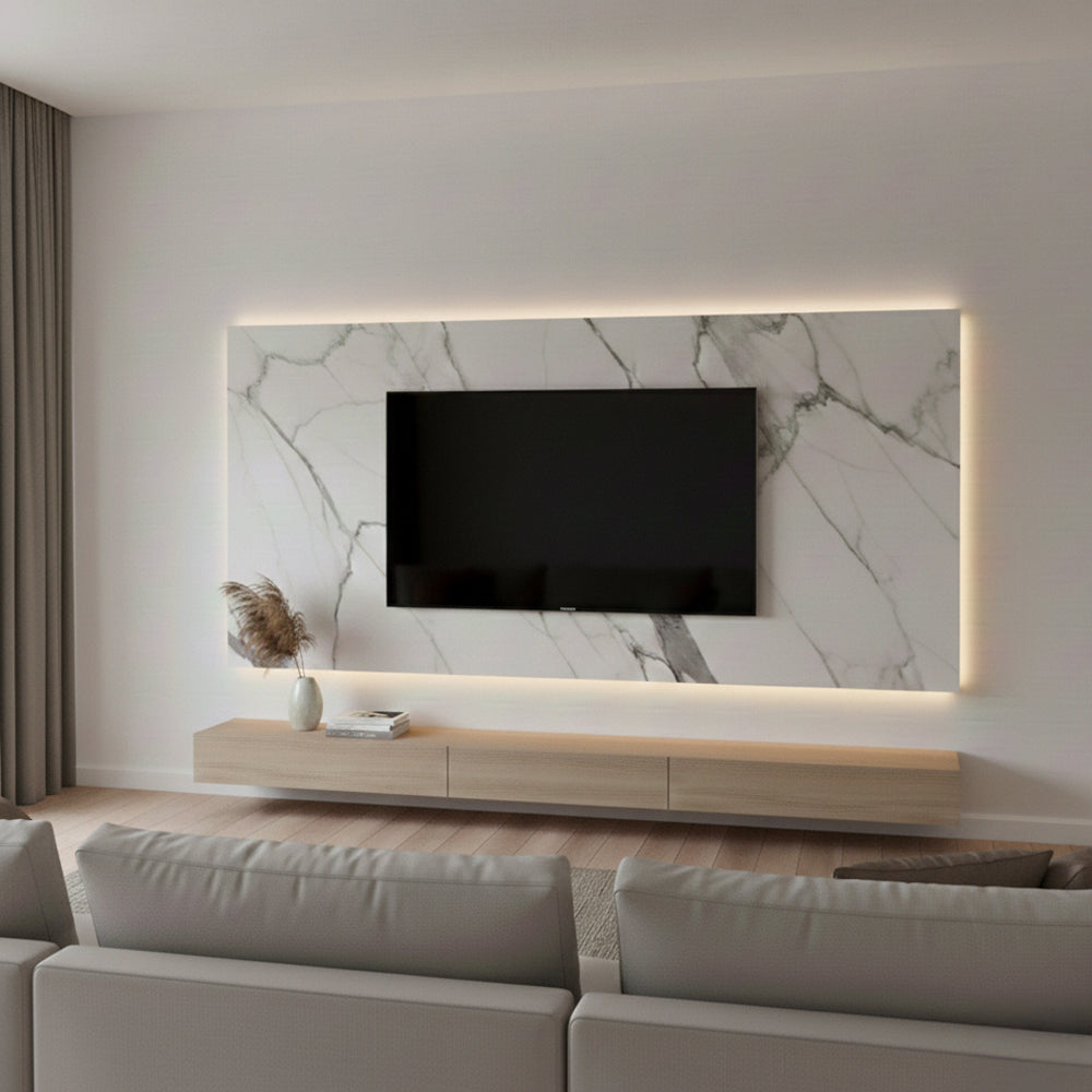 Dekorativni PVC Panel - Sivi Mramor