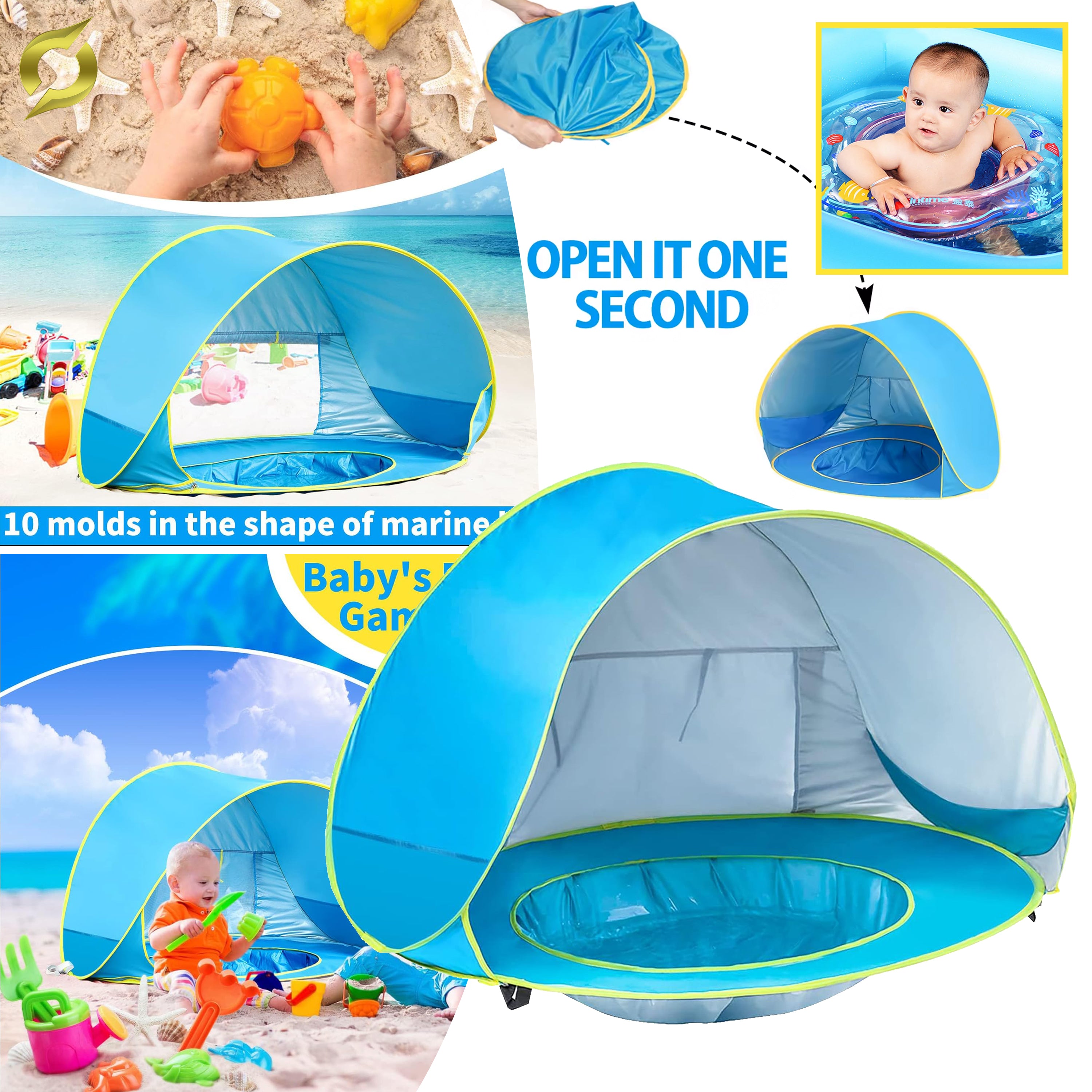 Dječiji šator za plažu