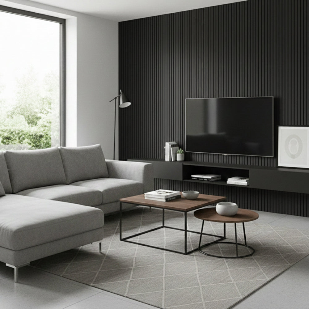 Akustični panel -Dimljeni tamni hrast - 280cm x 60 cm