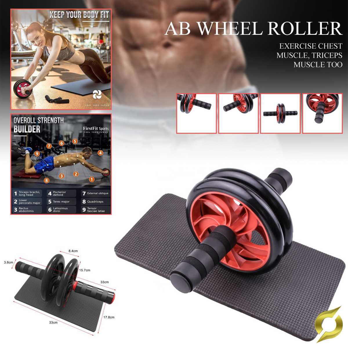 Ab Wheel Roler Za Trbunjake