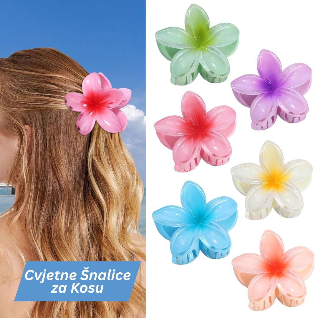 Cvjetne kopčice za Kosu 12 Kom