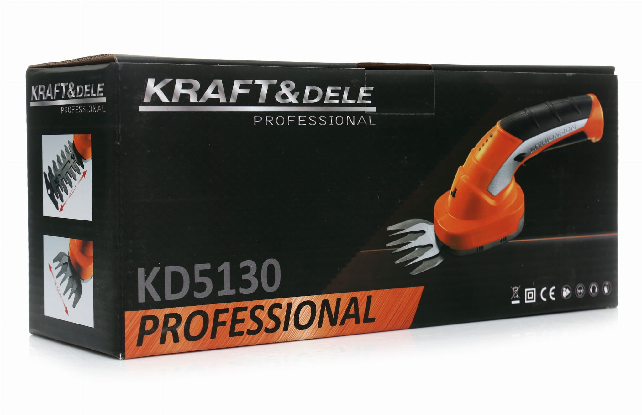 Akumulatorske škare za travu i grmlje - Kraft&Dele®