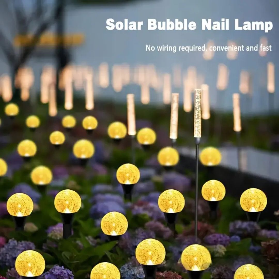 SOLARNI VRTNI ŠILJCI S LED KUGLOM 10KOM