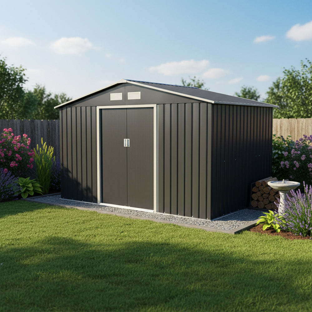 Metalna vrtna kućica (244 x 305 cm)