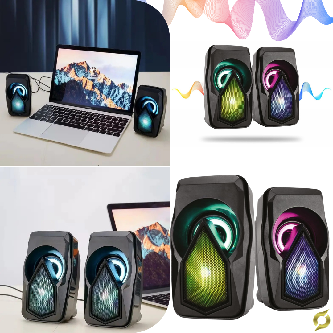 Stolni LED USB zvučnici