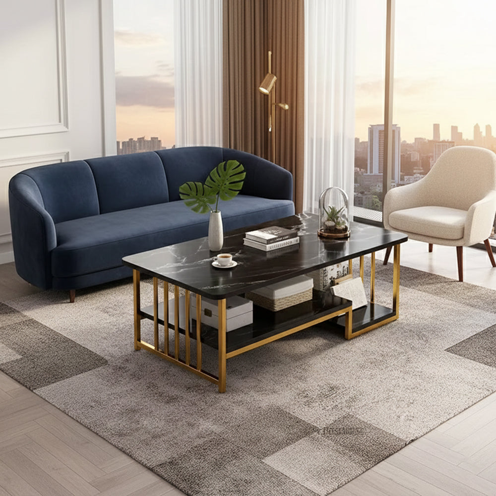 Prostrani mramorni stol