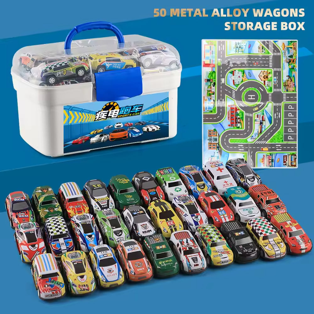 Set od 50 metalnih autića | SpeedRacers