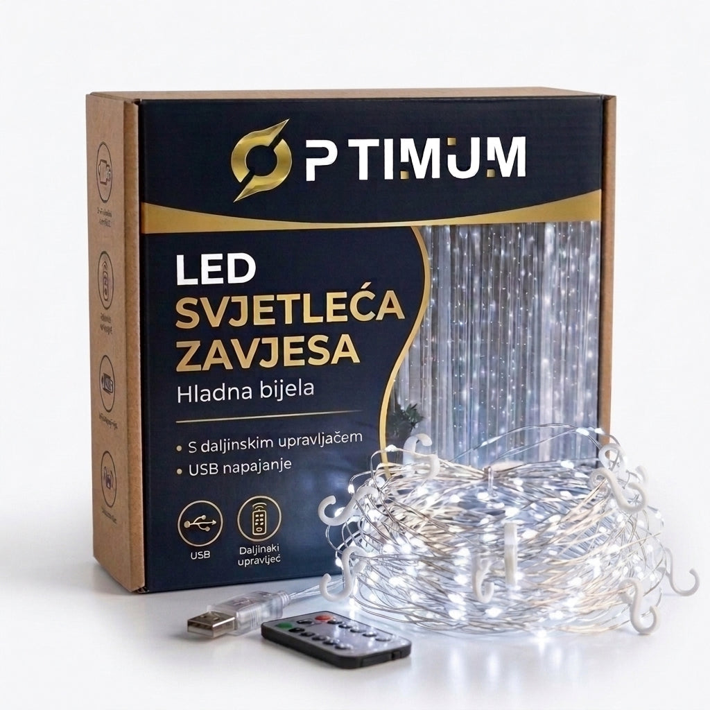 ČAROBNA LED ZAVJESA