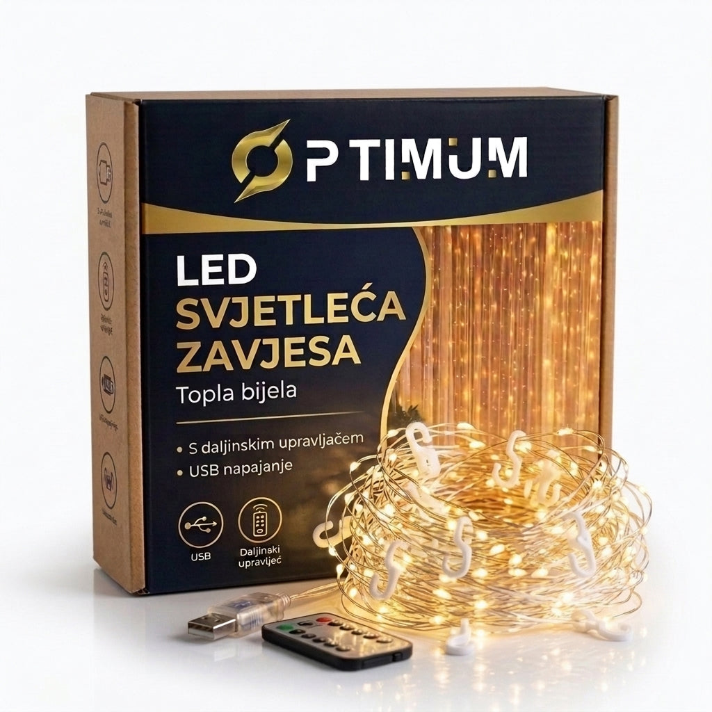 ČAROBNA LED ZAVJESA