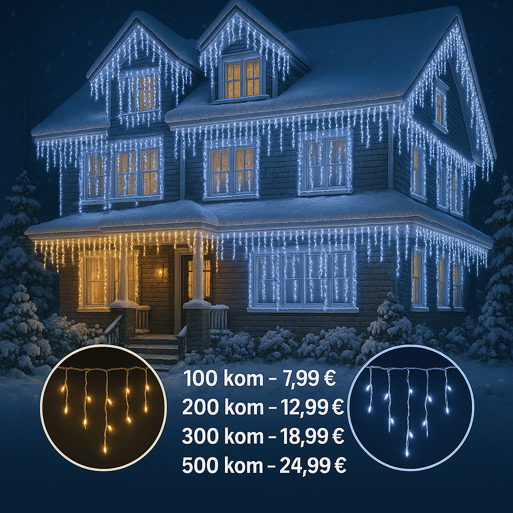 LED Sige - viseće padajuće lampice